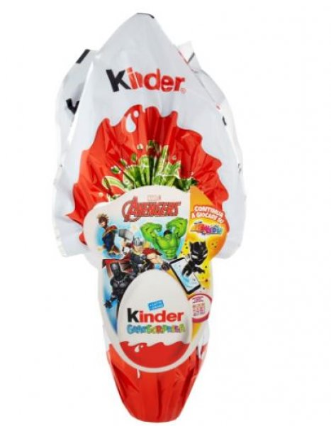 Kinder Easter Egg 150gr - Superheroes - MADE IN ITALY